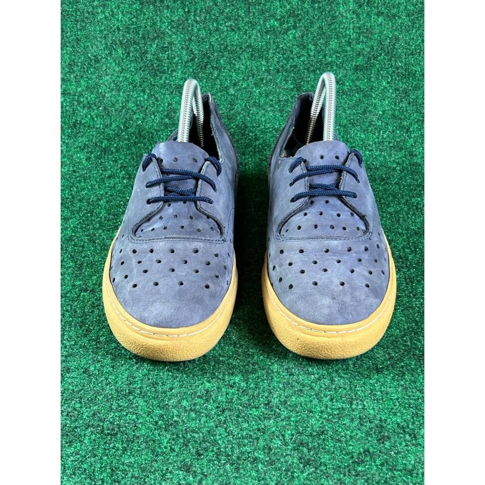 Oliberte Perforated Navy Nubuck Suede Athletic‎ Sneakers Womens Size 9 - Picture 4 of 8